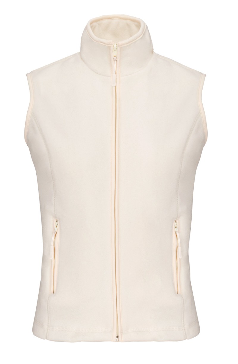 Gilet polaire femme natural