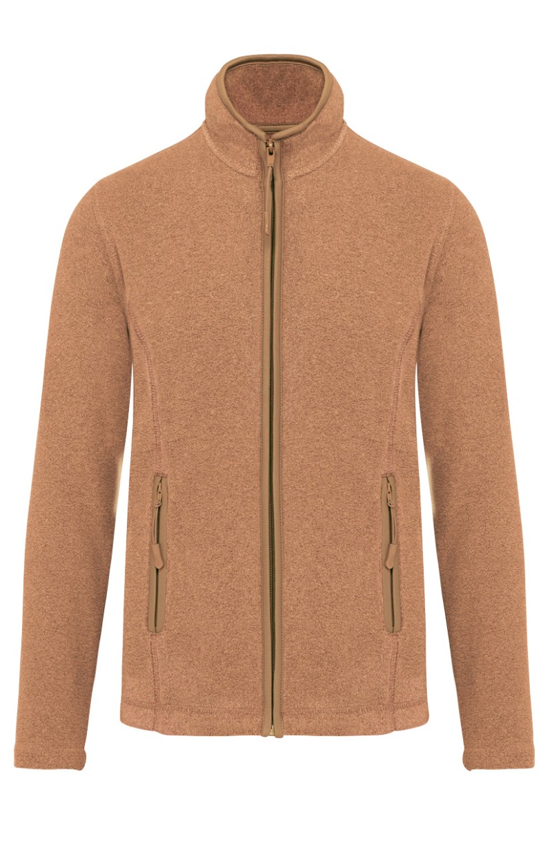 Veste polaire femme camel
