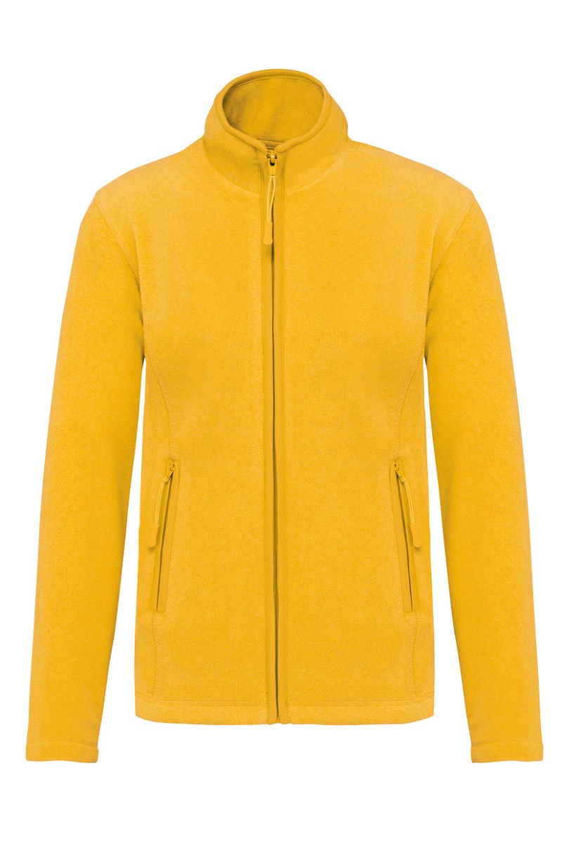 Veste polaire femme jaune