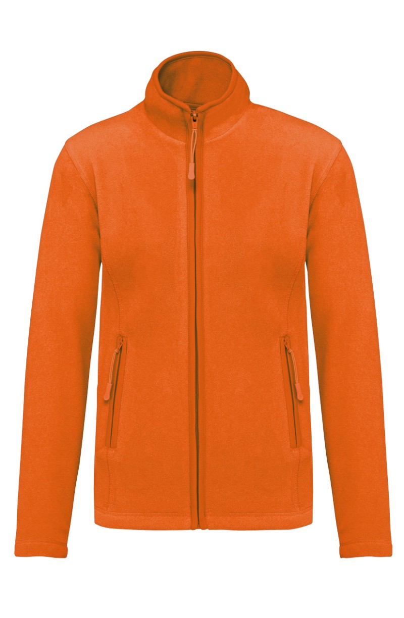 Veste polaire femme orange