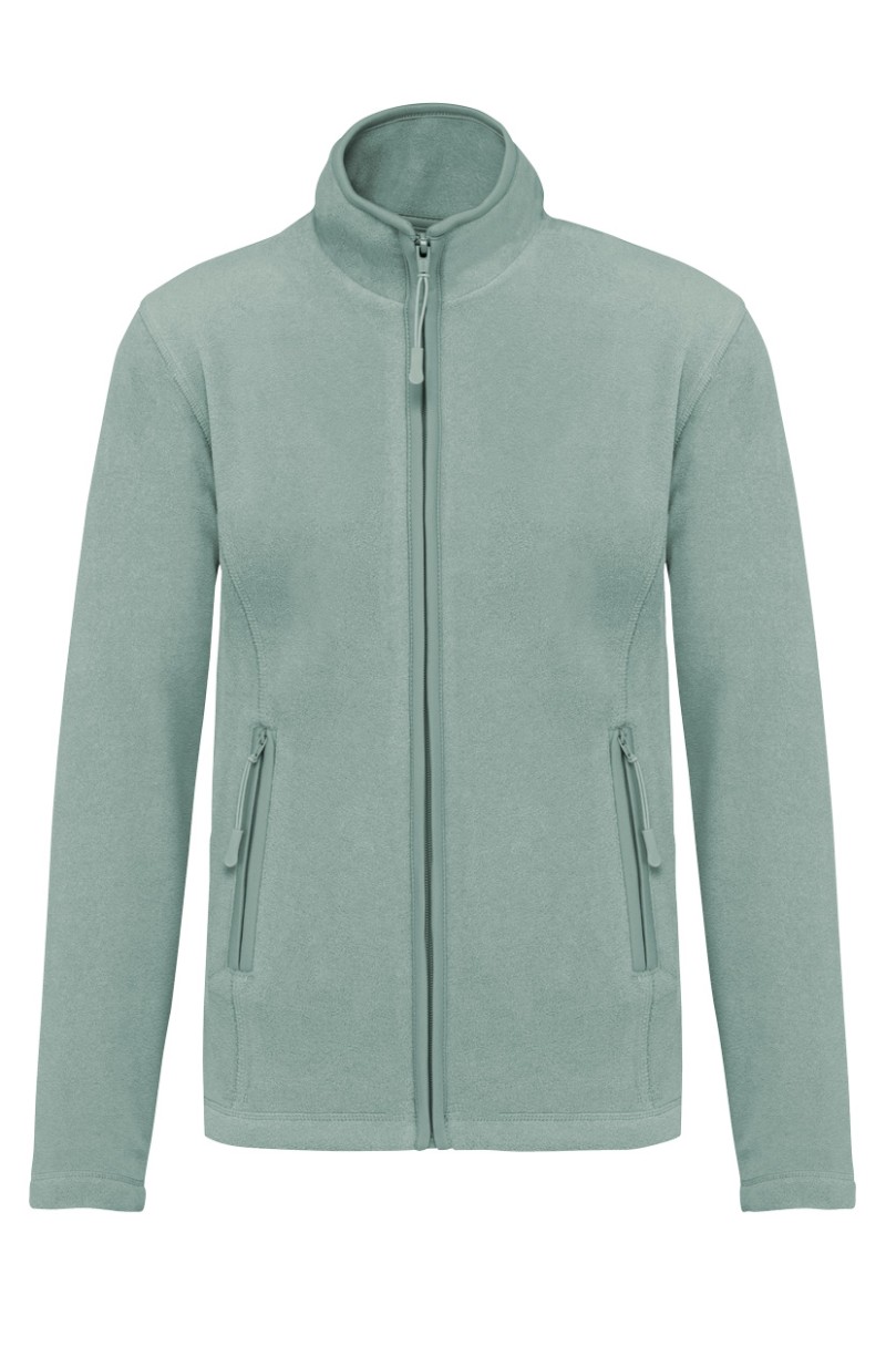 Veste polaire femme vert sage