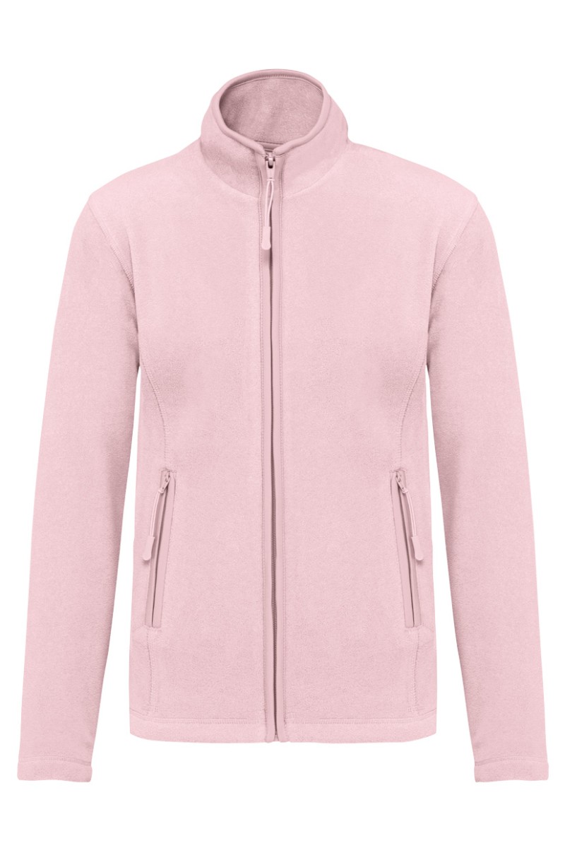 Veste polaire femme rose clair