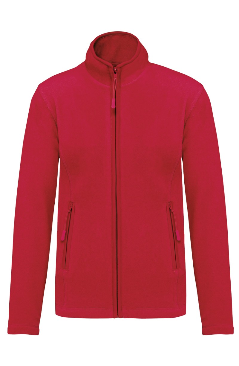 Veste polaire femme rouge