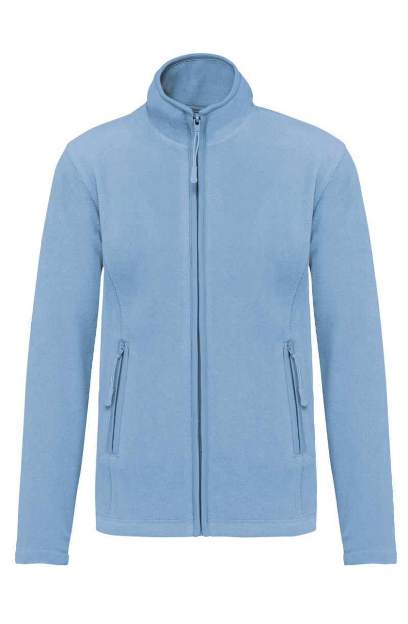 Veste polaire femme bleu ciel