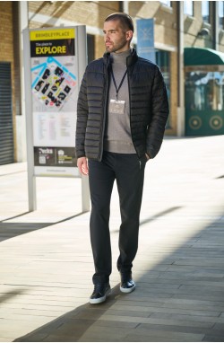 Chino homme coupe slim noir