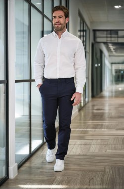 Chino homme coupe slim bleu marine