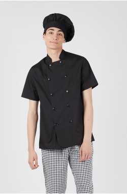 Veste de cuisine manches courtes respirante