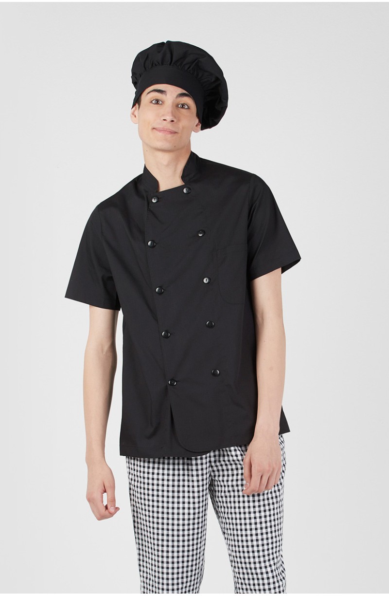 Veste de cuisine manches courtes respirante