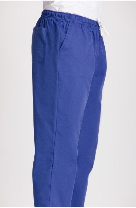 Pantalon professionnel médical bleu