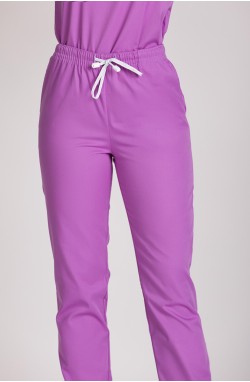 Pantalon professionnel médical violet