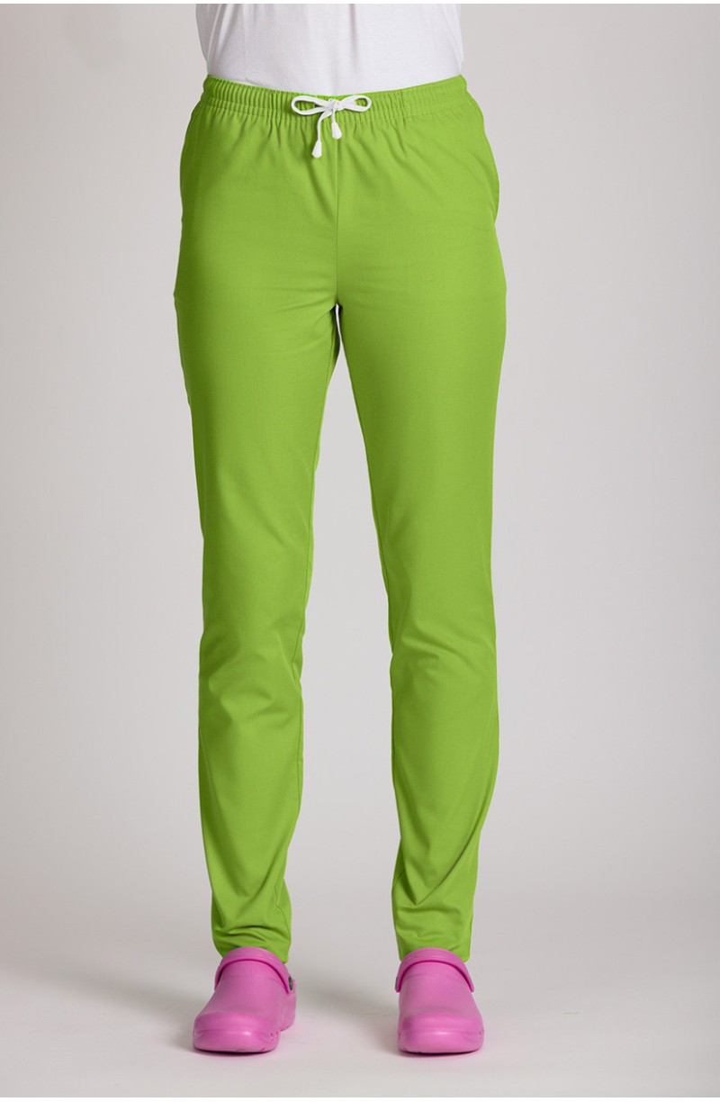 Pantalon professionnel médical pistache