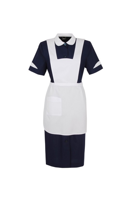 Tablier blanc de femme de chambre