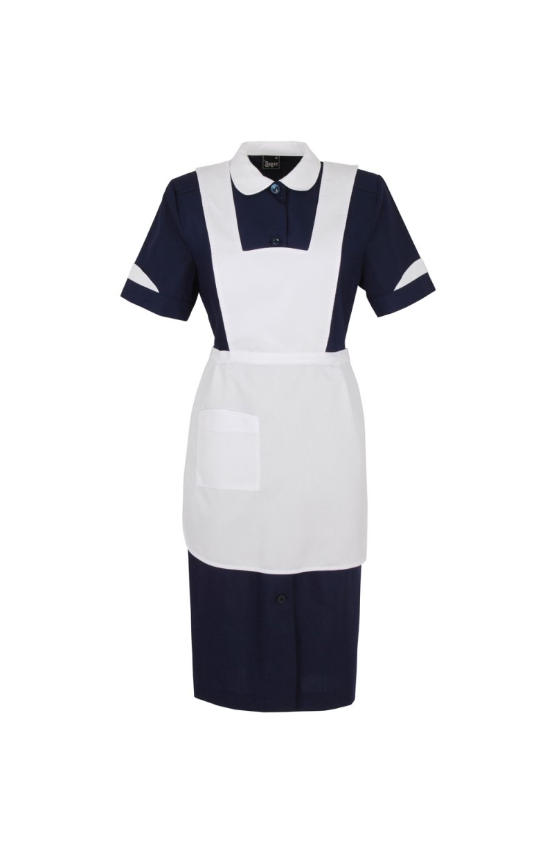 Blouse femme de chambre marine