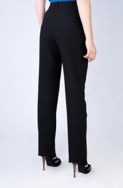 pantalon de tailleur laine polyester élasthanne