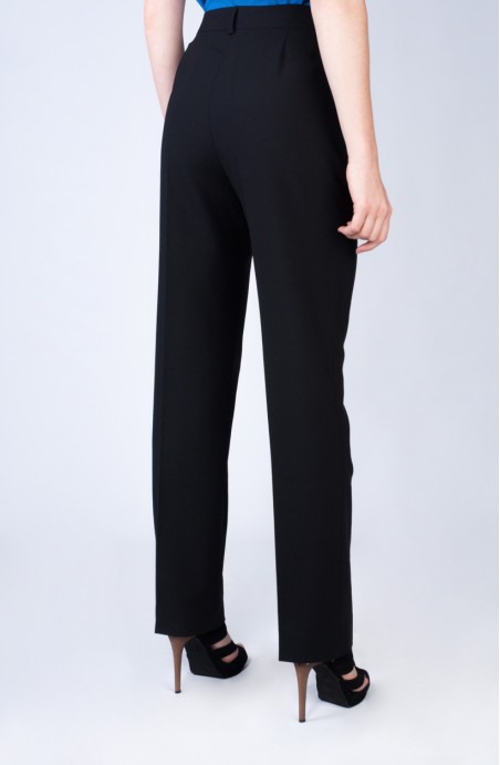 pantalon de tailleur laine polyester élasthanne