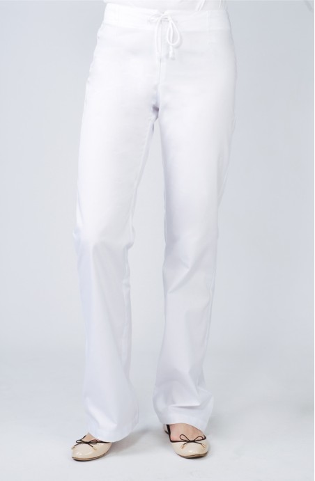 Pantalon SAYA Professionnel Confortable Blanc